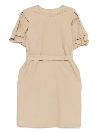 Less belted midi dress - Brown