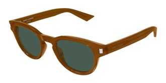Saint Laurent SL 876 005 Mens Sunglasses Brown Size 48 - Free RX Lenses - Free RX Lenses