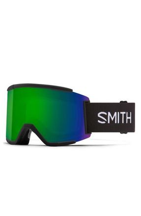 Smith Squad MAG 186mm Snow Goggles in Black /Chromapop Sun Green at Nordstrom