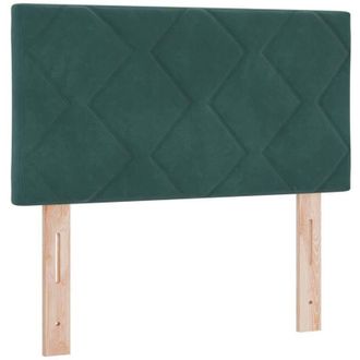 vidaXL Cama Con Somier Y Colch&oacute;n Gris Oscuro 80x200 Cm Terciopelo Vidaxl