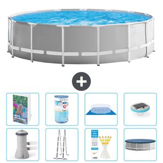 Intex Piscina Prism Frame Redonda - 457x122 Cm - 9-piezas S622