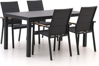 Bellagio la vita attrattiva Bellagio Albinea/Menzano 160cm dining tuinset 5-delig stapelbaar