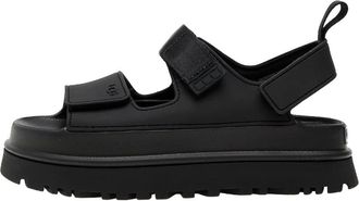 UGG Ugg, Schoenen, Dames, Zwart, 38 EU, Polyester, Golden Glow Sandaal