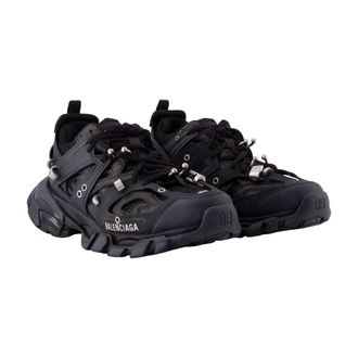 Balenciaga Womens Track Sneaker Black Plastic