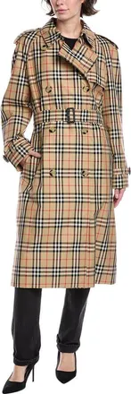 Burberry Check Trench Coat