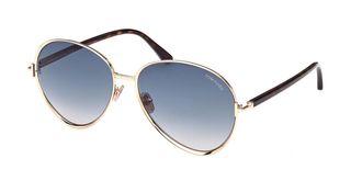 Tom Ford FT1028 RIO 28W Womens Sunglasses Gold Size 59