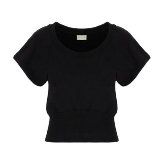 Dries Van Noten T-shirt in cotone - - Tops - Donna - Nero - S