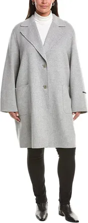 Marina Rinaldi Plus Cambra Wool-Blend Coat