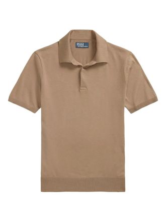 Polo Ralph Lauren short-sleeve polo shirt - men - Cotton - M - Brown