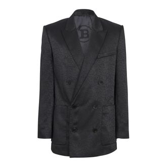 Balmain Hombre, Chaquetas, Azul, Talla: M