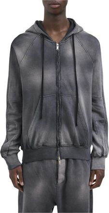 Thom Krom MSJ 711 Hoodie - Heren - Hoodies - Grijs - XL - Katoen - Hoodies & sweatvesten
