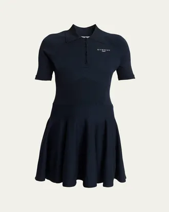 Givenchy A-Line Short Polo Dress
