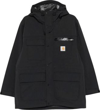 Carhartt Work in Progress Hombre, Chaquetas, Negro, Talla: L