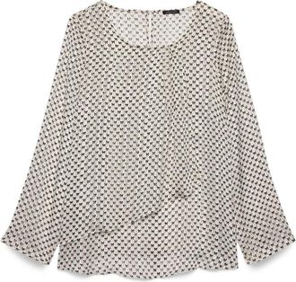 Fiorella Rubino Blouses - Dames - Blouses - Wit - 2XL - Overhemden