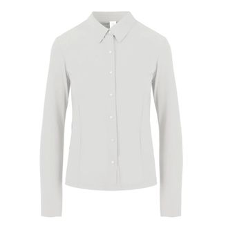 Bomboogie Camicia in Jersey Tecnico - - Blouses & Shirts - Donna - Bianco - M