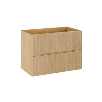 Petits Meubles Mueble bajo lavabo 80cm madera paneles laminados y mdf roble claro
