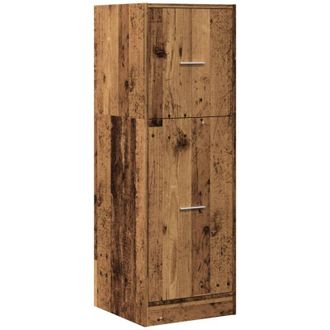 vidaXL Apothecary Cabinet Old Wood 40x41x118 cm Engineered Wood Vidaxl