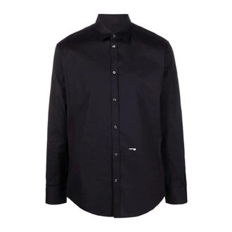 Dsquared2 Heren, Overhemden, Zwart, Maat: S