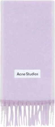 Acne Studios Sjaal - Dames - Wintersjaals - Roze - ONE Size - Wol - Accessoires