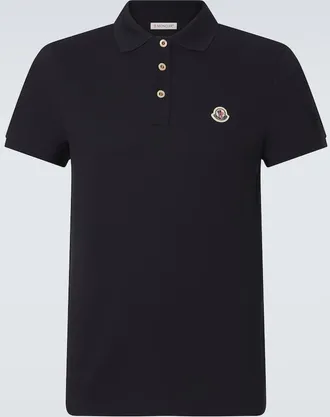 Moncler Polo in piqu&eacute; di cotone