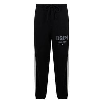 Dolce & Gabbana Sweatpants, male, Black, Size: M Sports Trousers