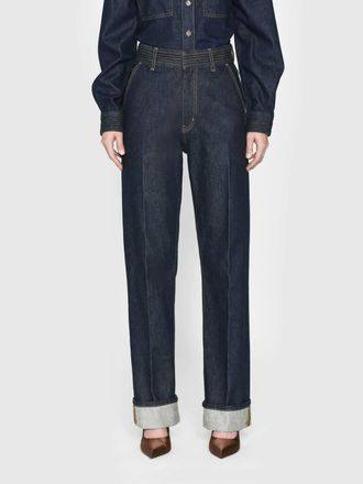 Frame Denim Trapunto Trouser In Rinse