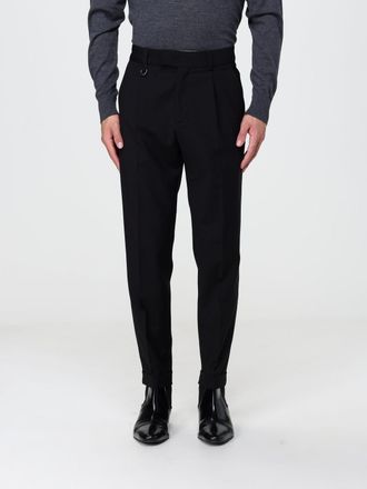Paolo Pecora Slim Fit Pleated Gabardine Tailored Trousers