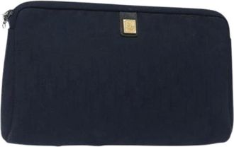 Dior Pochette Trotter Vintage Pre-owned - - Pre-owned - Donna - Blu - ONE SIZE