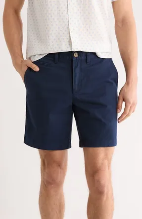14th & Union Wallin Stretch Twill Chino Shorts in Navy Still at Nordstrom Rack, Size 38