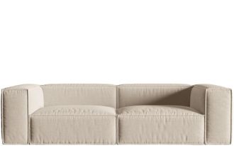 MICADONI Modulares 4-Sitzer Design Sofa Nuria - Strukturstoff