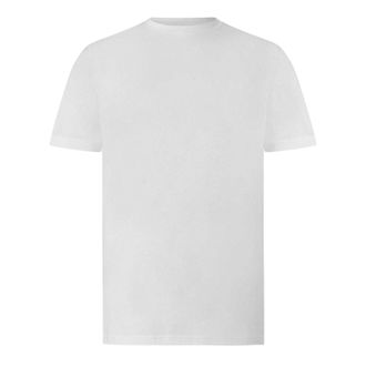 Puma Heren-T-shirt van katoen, effen (Wit)