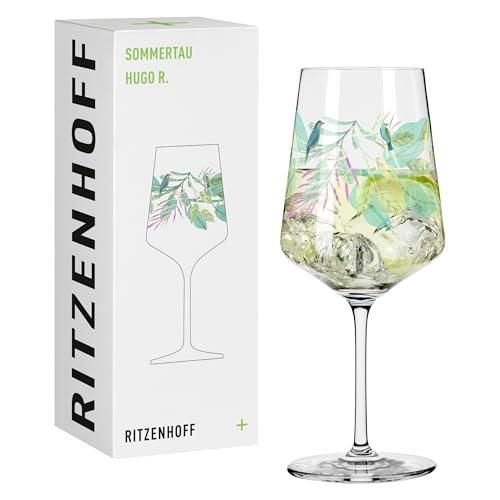 Ritzenhoff Glastrinkhalme Set - 4er Set In Rosa, Lavendel, Bernstein, Blau, 15 Cm, Spülmaschinengeeignet