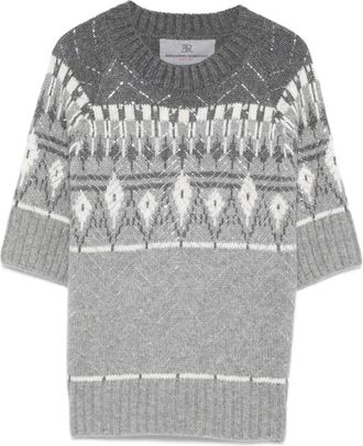 Ermanno Scervino Top a maniche corte - Grigio