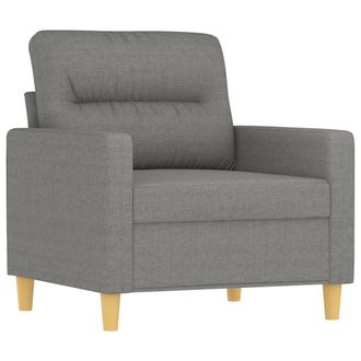 vidaXL Sill&oacute;n De Tela Gris Oscuro 60 Cm Vidaxl
