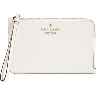 Kate Spade New York cameron medium wristlet in Parchment at Nordstrom Rack