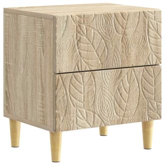 vidaXL Mesita De Noche Roble Sonoma 43 X 34,5 X 48 Cm Vidaxl