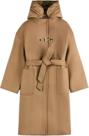 Fay Abrigo con Capucha y Cierres de Palanca - Coats - Mujer - Beige - M