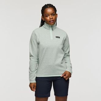 Cotopaxi Envo Fleece Quarter-Zip Pullover - Womens in Heather Foam at Nordstrom, Size X-Small