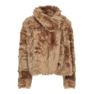 Yves Salomon Mujer, Chaquetas, Beige, Talla: S