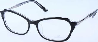 Swarovski Womens 55mm Black Opticals