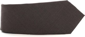 Canali Stropdas - Heren - Stropdassen - Bruin - ONE Size - Wol - Accessoires