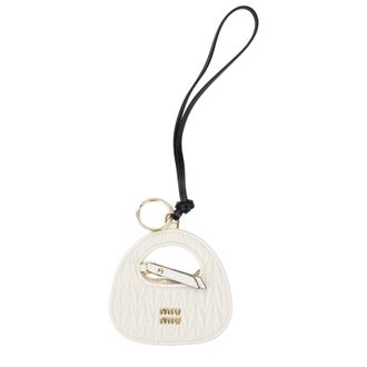 Miu Miu Portachiavi Miu Miu Donna Con Pelle Bianca