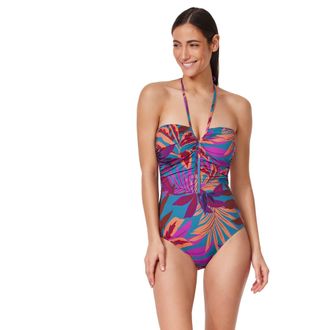 Gottex Plantopia Bandeau One Piece
