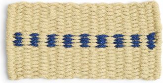 HAY Coco Fussmatte, dot, weiss / blau