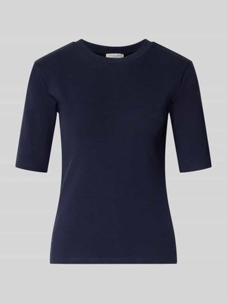 Christian Berg Slim Fit T-Shirt im Halbarm-Design in Dunkelblau, Gr&ouml;&szlig;e XXL