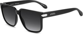 Isabel Marant Vierkante zonnebril - Dames - Zonnebrillen - Zwart - 59 MM - Accessoires