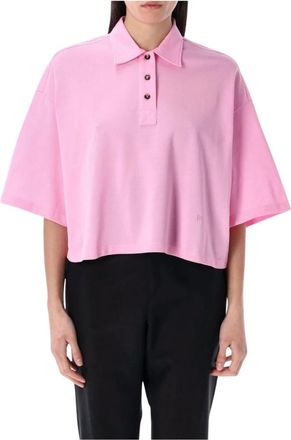 Bottega Veneta Dames, Tops, Roze, Maat: XS Katoen
