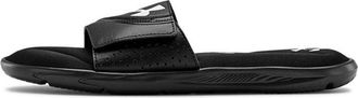 Under Armour Ignite 6 Slide Black White 3022711-003