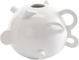 ZANOTTA Design Vase Dealbata - White - Enamled terracotta - Designer Alessandro Mendini