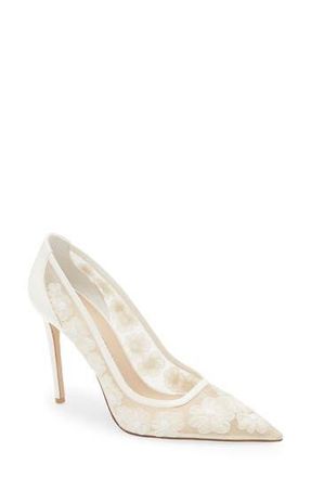 Stuart Weitzman Stuart Power 100 Pump in Cream. at Nordstrom Rack, Size 8.5